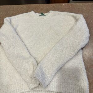 Dip Cream Textured Sweater